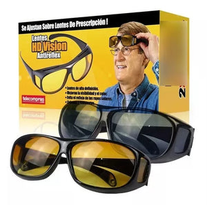 Lentes HD Antirreflejo para Conducción 2x1